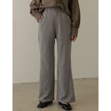 サイドのボックスタックデザインが旬 選べるチェック柄サイドタックパンツ パンツ | Re:EDIT | 詳細画像17