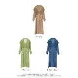 マルチな着こなしが楽しめるカラートレンチ レースベスト付き4WAYトレンチコート | Re:EDIT | 詳細画像18