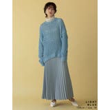 ロングシーズン着られる綺麗見えプリーツスカート ツイルカラープリーツスカート | Re:EDIT | 詳細画像17 