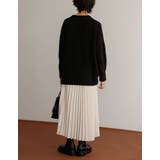 合わせるトップス次第でロングシーズン対応 ポリツイルラッププリーツロングスカート | Re:EDIT | 詳細画像16