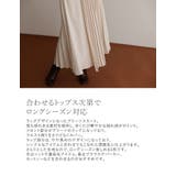 合わせるトップス次第でロングシーズン対応 ポリツイルラッププリーツロングスカート | Re:EDIT | 詳細画像6