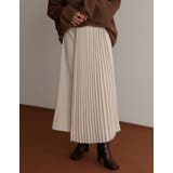 合わせるトップス次第でロングシーズン対応 ポリツイルラッププリーツロングスカート | Re:EDIT | 詳細画像10