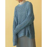 シンプルコーデに変化を与えるメッシュニット | Re:EDIT | 詳細画像5