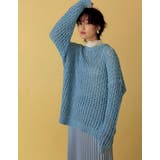 シンプルコーデに変化を与えるメッシュニット | Re:EDIT | 詳細画像21