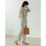 ニュアンス感のある花柄で洗練された印象に [低身長サイズ有]ヴィンテージフラワー… | Re:EDIT | 詳細画像13 