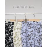 ニュアンス感のある花柄で洗練された印象に [低身長サイズ有]ヴィンテージフラワー… | Re:EDIT | 詳細画像2 