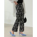 ニュアンス感のある花柄で洗練された印象に [低身長サイズ有]ヴィンテージフラワー… | Re:EDIT | 詳細画像3 