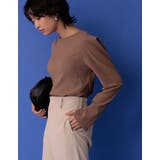 華奢なのに存在感のある肩タックブラウス 楊柳カットソー肩タックブラウス トップス | Re:EDIT | 詳細画像15