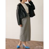 絶妙なハイウエストとすっきりナローシルエでスタイルアップ | Re:EDIT | 詳細画像6