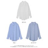 バックギャザーがポイントのシンプルシャツ | Re:EDIT | 詳細画像18