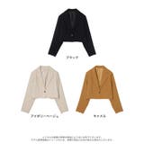 コーディネートにオンするだけで洗練された印象に カットツイルショートジャケット | Re:EDIT | 詳細画像18