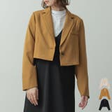 コーディネートにオンするだけで洗練された印象に カットツイルショートジャケット | Re:EDIT | 詳細画像1