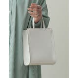 レザータッチ2WAYスクエアショルダーバッグ | Re:EDIT | 詳細画像3 