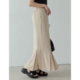 すとんとした落ち感たっぷりのマーメイドスカート [低身長サイズ有]とろみクロスボ… | Re:EDIT | 詳細画像12 