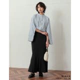 すとんとした落ち感たっぷりのマーメイドスカート [低身長サイズ有]とろみクロスボ… | Re:EDIT | 詳細画像10 