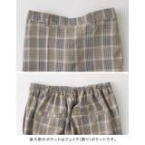 定番柄もこなれたシルエットで チェック柄2WAY裾リボンセンタープレスパンツ | Re:EDIT | 詳細画像22