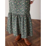 小ぶりな花柄でクラシカルな雰囲気を演出 ライトコール花柄マーメイドスカート | Re:EDIT | 詳細画像23