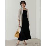 綺麗見えシルエットとリラクシーな穿き心地が魅力 楊柳カットソーフレアスカート | Re:EDIT | 詳細画像7