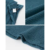 綺麗見えシルエットとリラクシーな穿き心地が魅力 楊柳カットソーフレアスカート | Re:EDIT | 詳細画像24