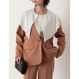 キャメルオレンジ(007) | トレンドのスリーブアウトデザインを取り入れた旬アウター | Re:EDIT