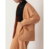 オレンジ(015) | トレンドのスリーブアウトデザインを取り入れた旬アウター | Re:EDIT