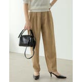 ベージュ(004) | ナチュラルにきれい見えを叶えるテーパードパンツ ナチュラルテーパードパンツ パン… | Re:EDIT