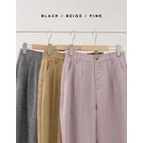 ナチュラルにきれい見えを叶えるテーパードパンツ ナチュラルテーパードパンツ パン… | Re:EDIT | 詳細画像2 