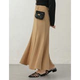 [新色追加][低身長サイズ有][イージーケア]リブポンチハイウエストマーメイドス… | Re:EDIT | 詳細画像25 