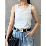 無地テレコリブタンクトップ | Re:EDIT | 詳細画像4