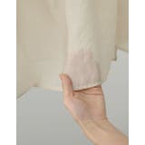 大人フェミニンな旬のシアートップス シアーポプリンボリュームスリーブブラウス | Re:EDIT | 詳細画像11