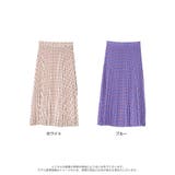 モードかつエレガンスな雰囲気にしてくれる 幾何学柄プリーツスカート スカート | Re:EDIT | 詳細画像7