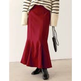 [低身長/高身長サイズ有]カットツイルウエストダーツマーメイドスカート | Re:EDIT | 詳細画像4 