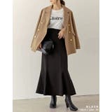 [低身長/高身長サイズ有]カットツイルウエストダーツマーメイドスカート | Re:EDIT | 詳細画像10 