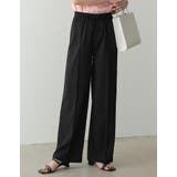 ブラック(001) | [低身長/高身長サイズ有]カラーツイルセンターピンタック | Re:EDIT