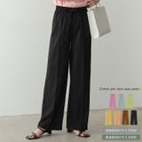 [低身長/高身長サイズ有]カラーツイルセンターピンタック | Re:EDIT | 詳細画像1 