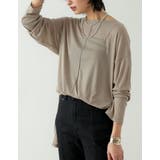 シアーフライスセンターピンタックトップス | Re:EDIT | 詳細画像16