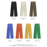 リラクシーな楊柳パンツでこなれ感UP 楊柳プリーツウエストタックストレートパンツ | Re:EDIT | 詳細画像18