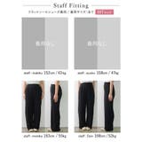 リラクシーな楊柳パンツでこなれ感UP 楊柳プリーツウエストタックストレートパンツ | Re:EDIT | 詳細画像38