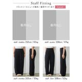 リラクシーな楊柳パンツでこなれ感UP 楊柳プリーツウエストタックストレートパンツ | Re:EDIT | 詳細画像39