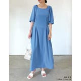 [低身長/高身長サイズ有]ポーラボリュームスリーブフレアマキシワンピース | Re:EDIT | 詳細画像11 