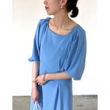 [低身長/高身長サイズ有]ポーラボリュームスリーブフレアマキシワンピース | Re:EDIT | 詳細画像12 