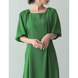 [低身長/高身長サイズ有]ポーラボリュームスリーブフレアマキシワンピース | Re:EDIT | 詳細画像17 