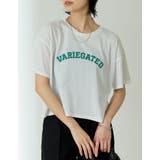 カレッジロゴクロップドTシャツ | Re:EDIT | 詳細画像3