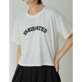 カレッジロゴクロップドTシャツ | Re:EDIT | 詳細画像4