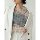 カップ付きリブカットソーショートブラトップ | Re:EDIT | 詳細画像10