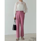 リネンとコットンブレンドで洗練されたストレートパンツ | Re:EDIT | 詳細画像12