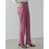 リネンとコットンブレンドで洗練されたストレートパンツ | Re:EDIT | 詳細画像13