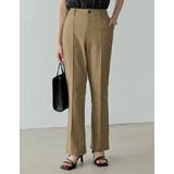 リネンとコットンブレンドで洗練されたストレートパンツ | Re:EDIT | 詳細画像14