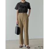 リネンとコットンブレンドで洗練されたストレートパンツ | Re:EDIT | 詳細画像15