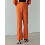 リネンとコットンブレンドで洗練されたストレートパンツ | Re:EDIT | 詳細画像7